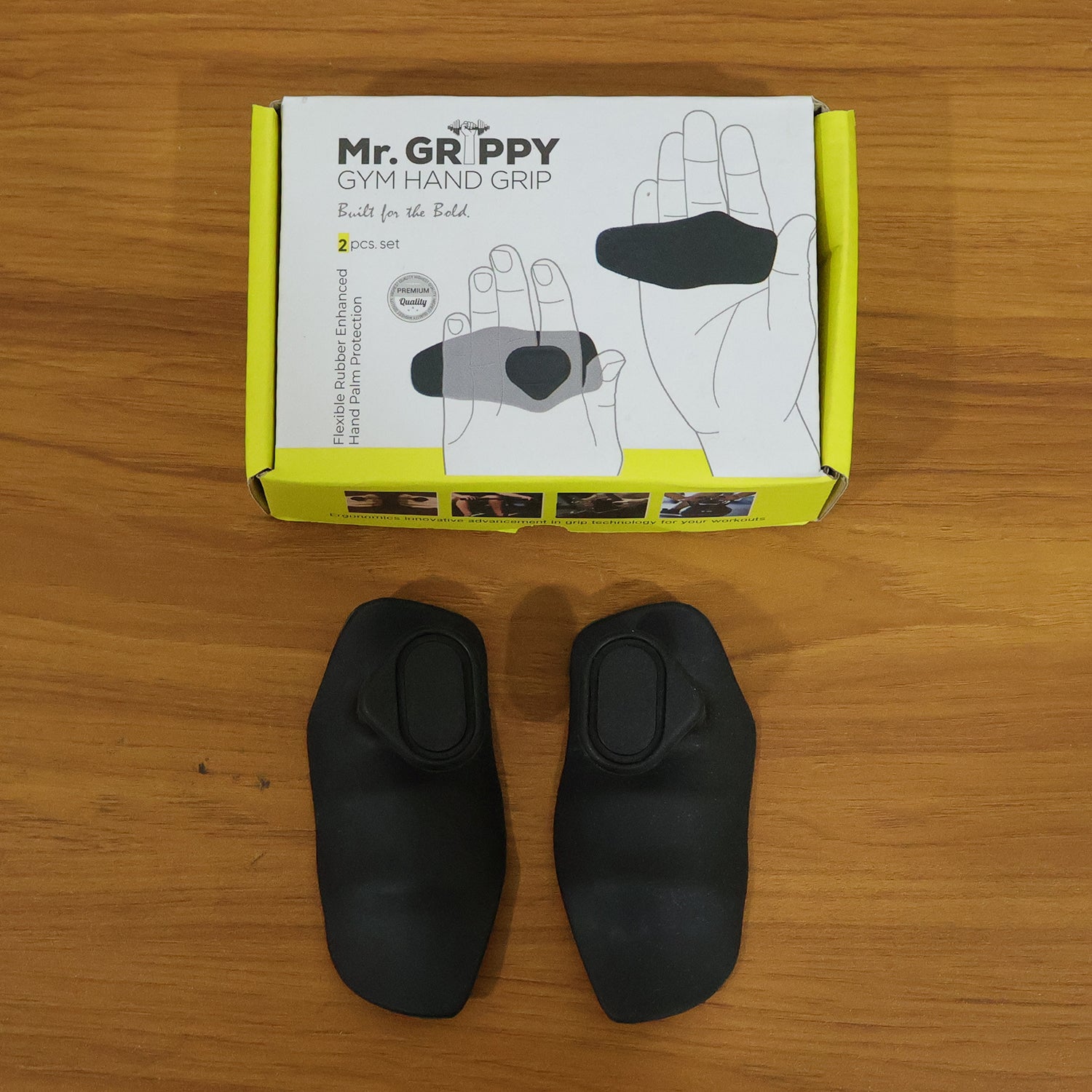 Gym Hand Grip Support Pads – 2 Pc Set for Weightlifting & Fitness
