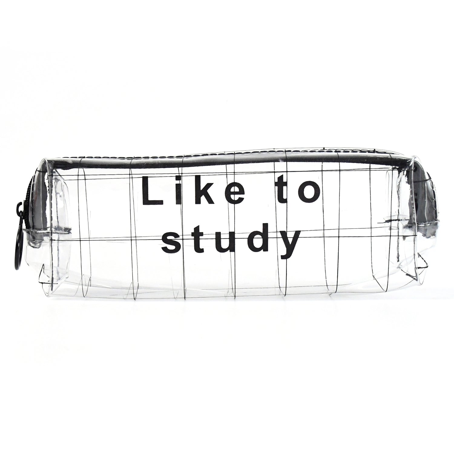 Transparent Pencil Pouch With Zipper (1 Pc)