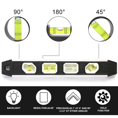 Professional Aluminum Spirit Level Measuring Tool  (B Grade / 1 Pc)