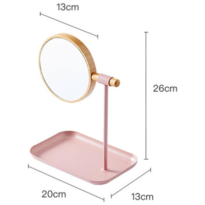 Modern Round Tabletop Makeup Mirror (1 Set)