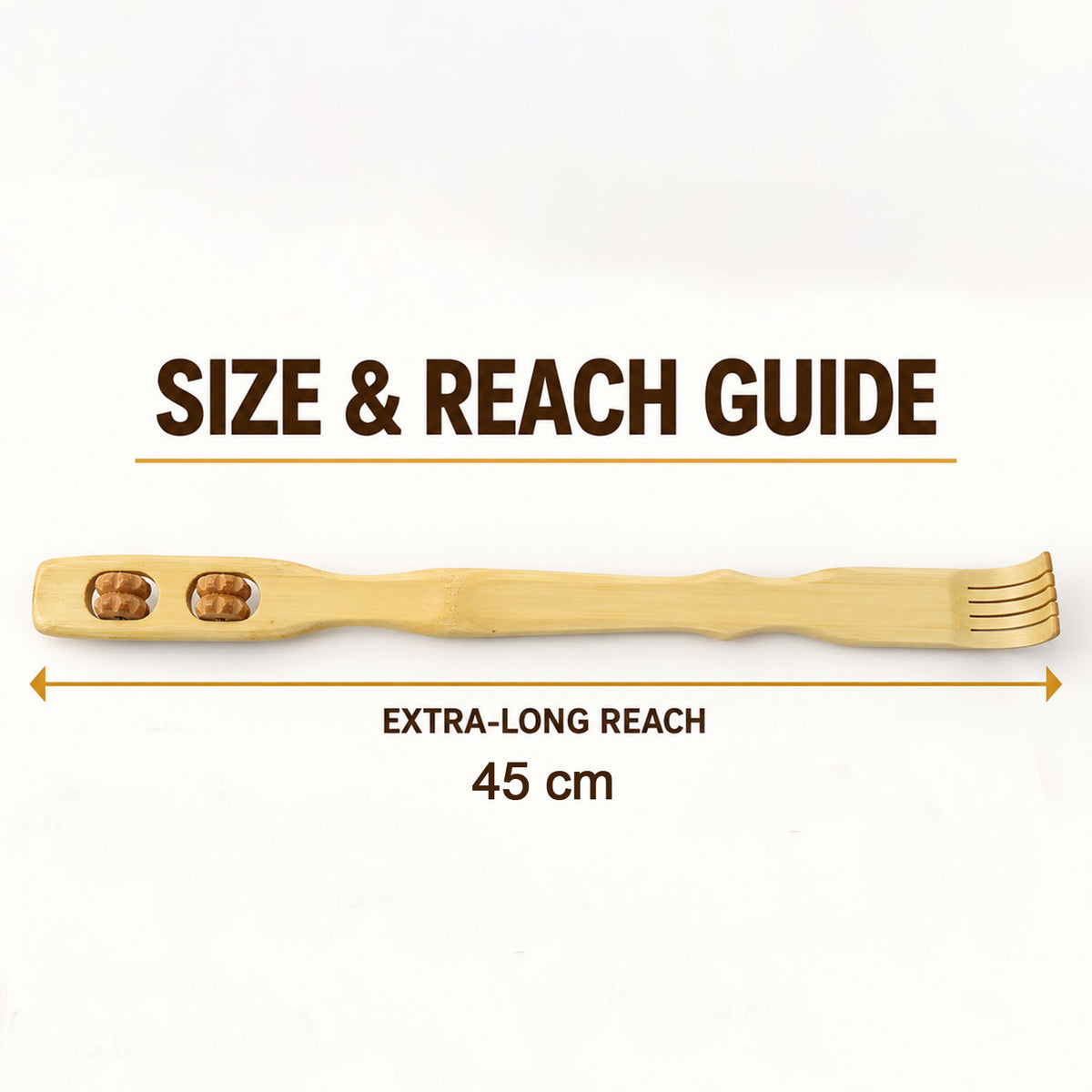 Wooden Back Massager Stick – Effective Muscle & Stress Relief