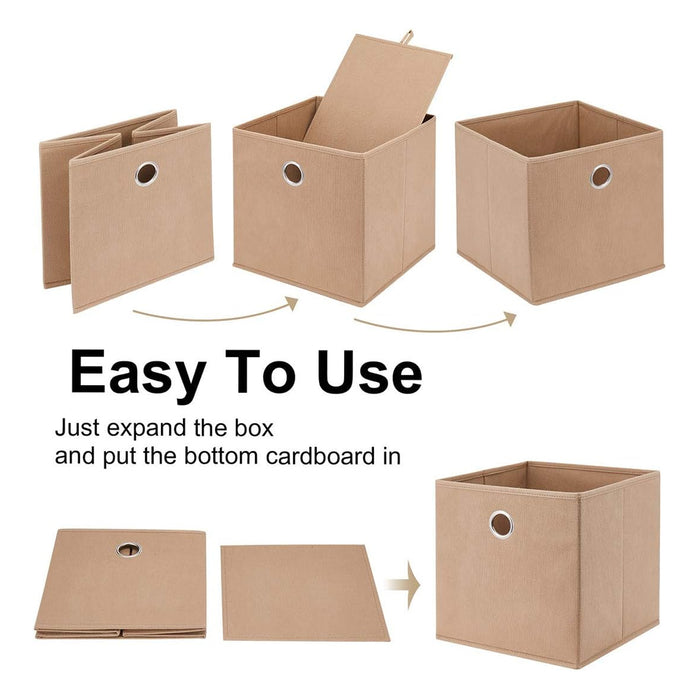 Foldable Square Storage Box (20x20 Cm / 1 Pc)