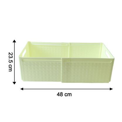 Foldable Storage Box Collapsible Organiser Crate 48x23.5 Cm (1 Pc)