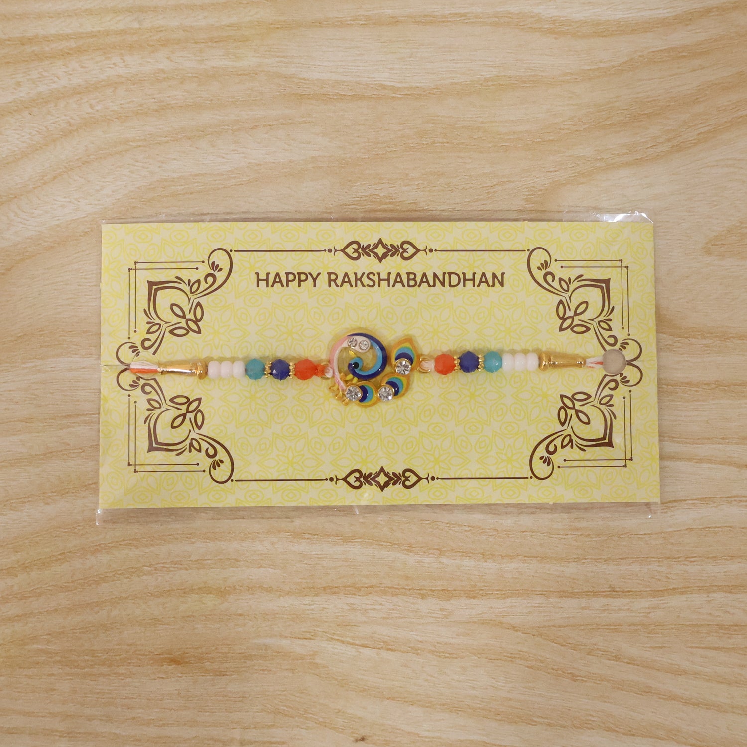 Durable Rakhi with traditional styling