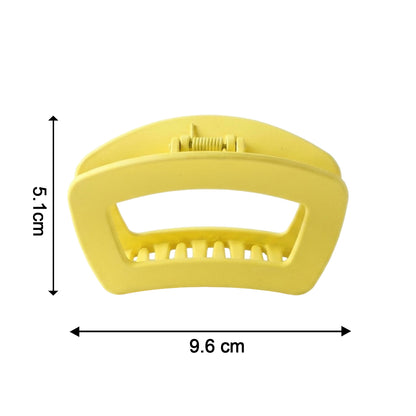 Plastic Stylish Flower Hair Clip Claw Clutcher Mix Design (1 Pc)