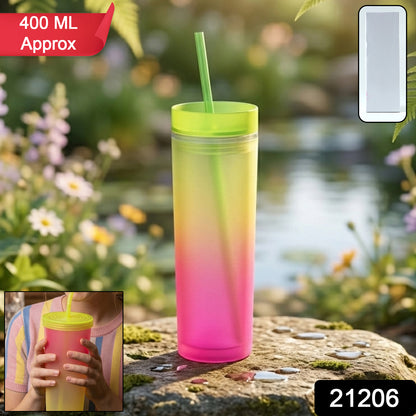 gradient tumbler cup