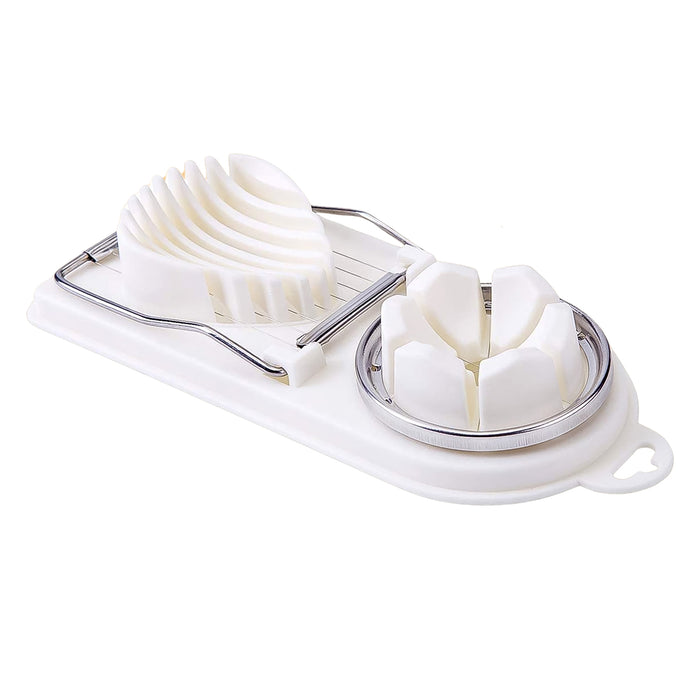 2 In 1 Egg Slicer, Egg Cutter For Hard Boiled Eggs