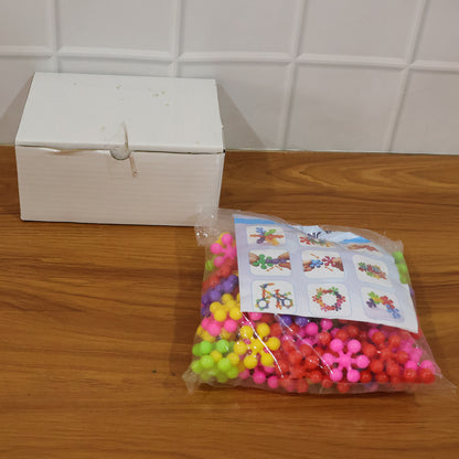 DIY Building Blocks Toy for Kids – Colourful Creative Puzzle (1 Set)