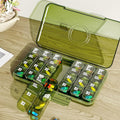 Weekly Pill Organiser – 21-Grid Daily Medication Box | Organivo