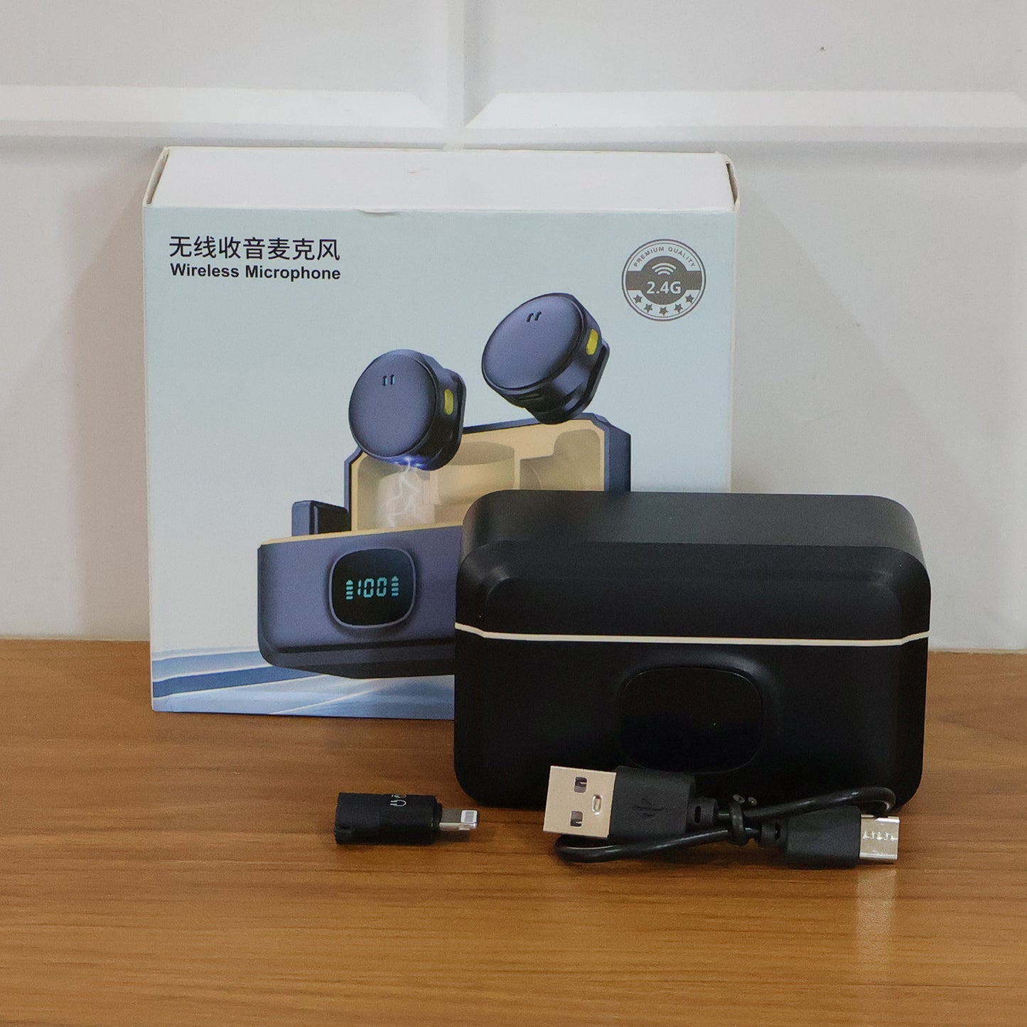 dual wireless mic system for clear audio