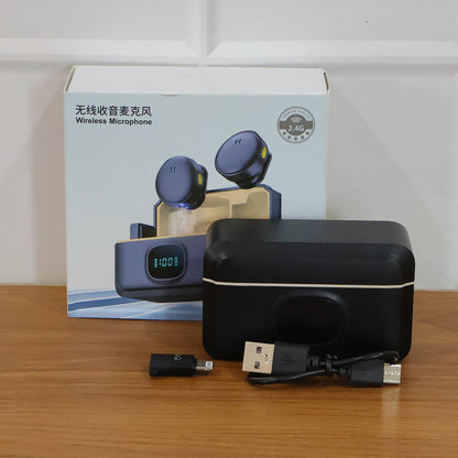 dual wireless mic system for clear audio