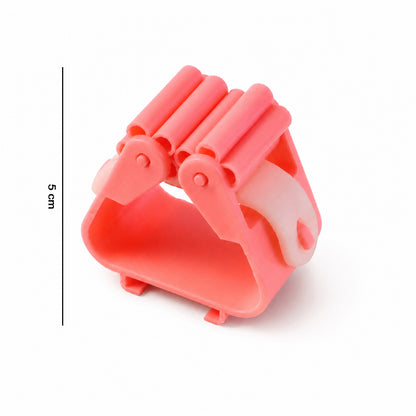 Broom holder clips mop storage