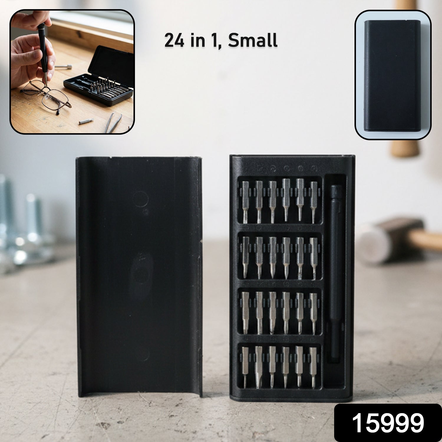 24 in 1 screwdriver set in slim case