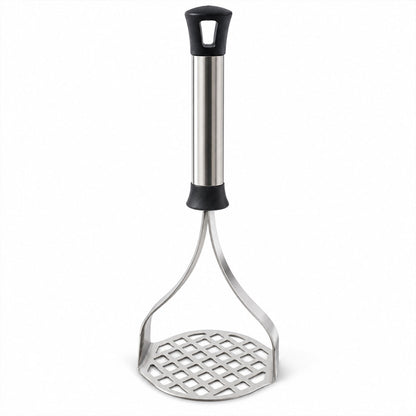 Apex Stainless Steel Potato Masher, Pav Bhaji Masher with Grip Handle (1 Pc)