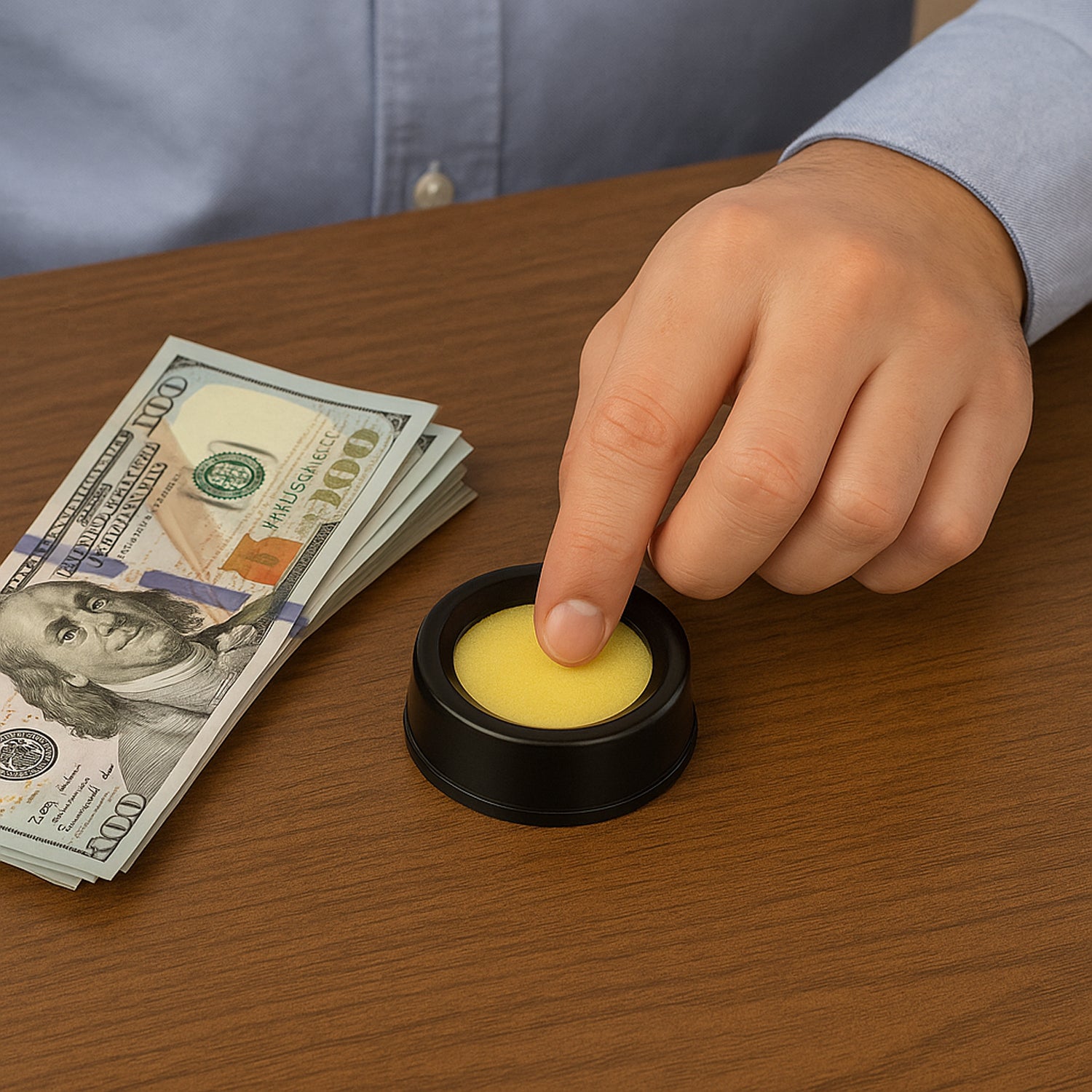 Officemate Damper – Plastic Body, Non-Toxic Moistener for Easy Note Counting & Page Turning (1 Pc)