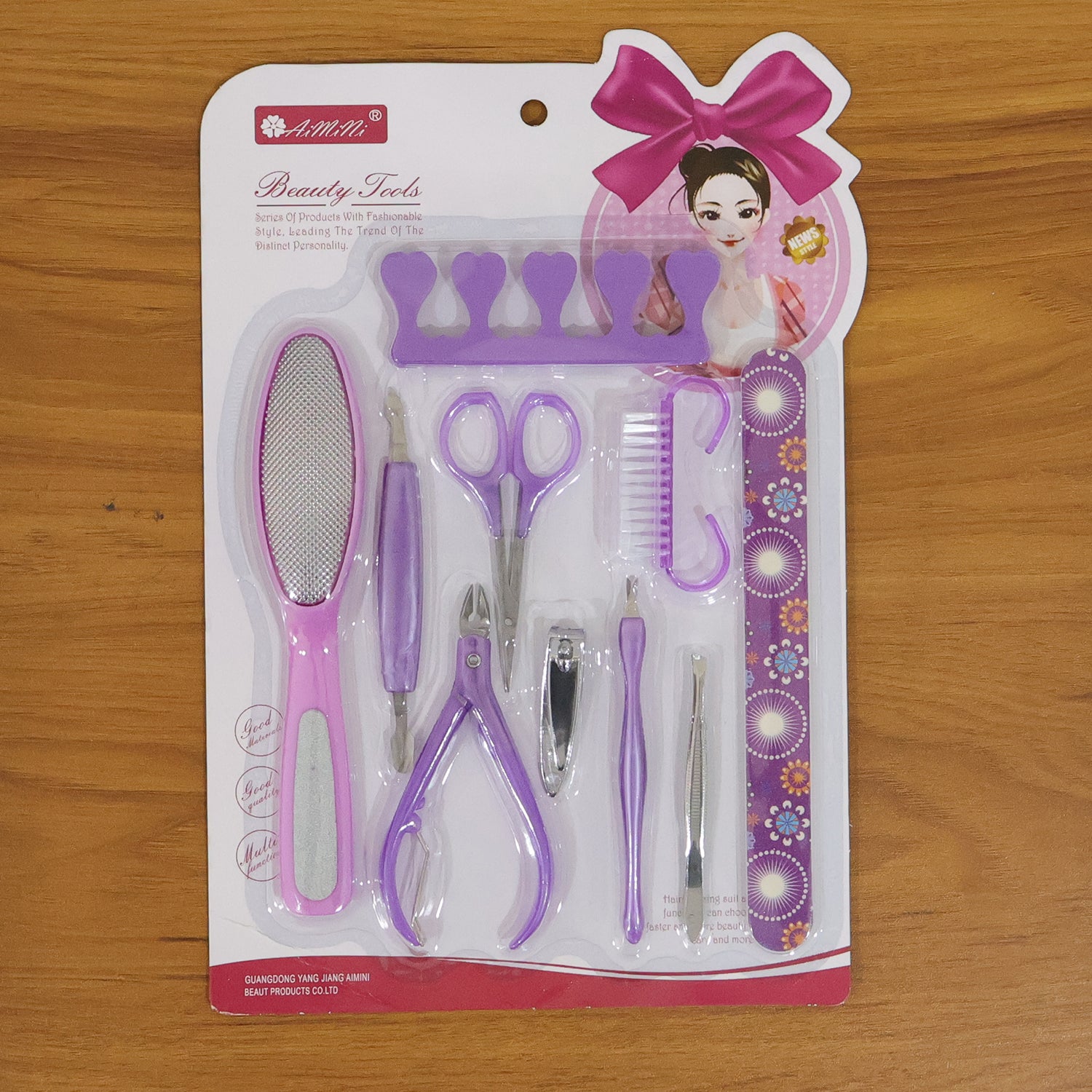 Personal Grooming Manicure & Pedicure Nail Care Tool Set (10 Pc Set)