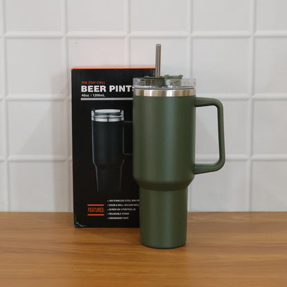 Extra Large Insulated Travel Mug, Tumbler (1200ML - 1 Pc / Mix Color)