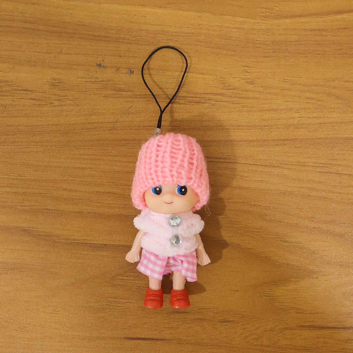 Mini Doll Keychain vibrant outfit