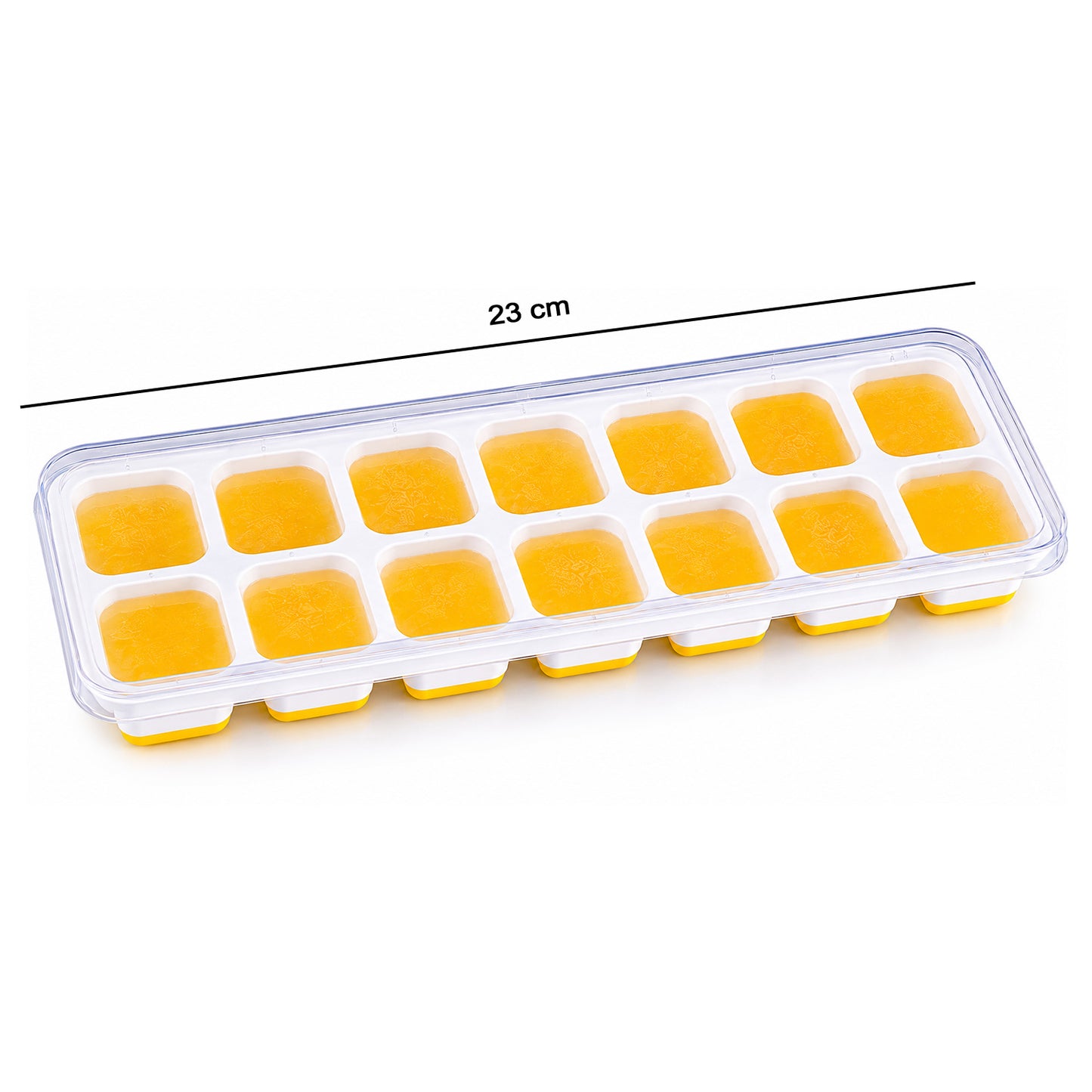 Ice cube tray stackable design