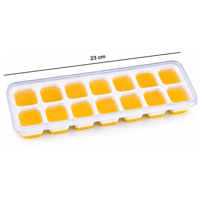 Ice cube tray stackable design