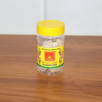 Premium Bhimseni Camphor ISO Borneol Flakes (20gm / 1 Pc)