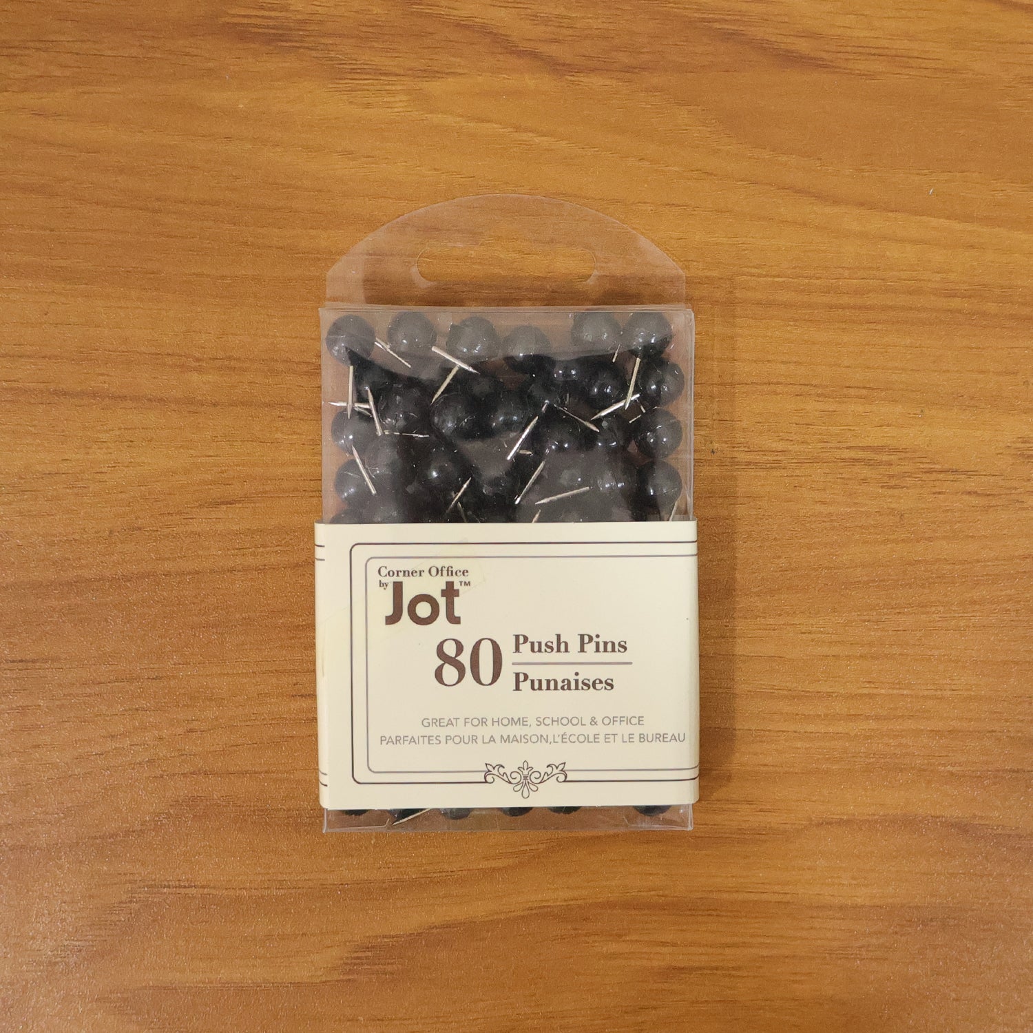 Round Head Push Pins (80 Pc Set)