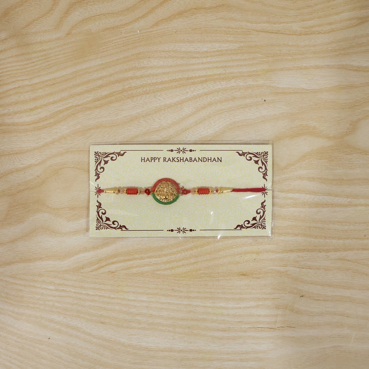 Mini Lord Ganesha Rakhi Elegant Traditional Festive Accessory (10pcs)