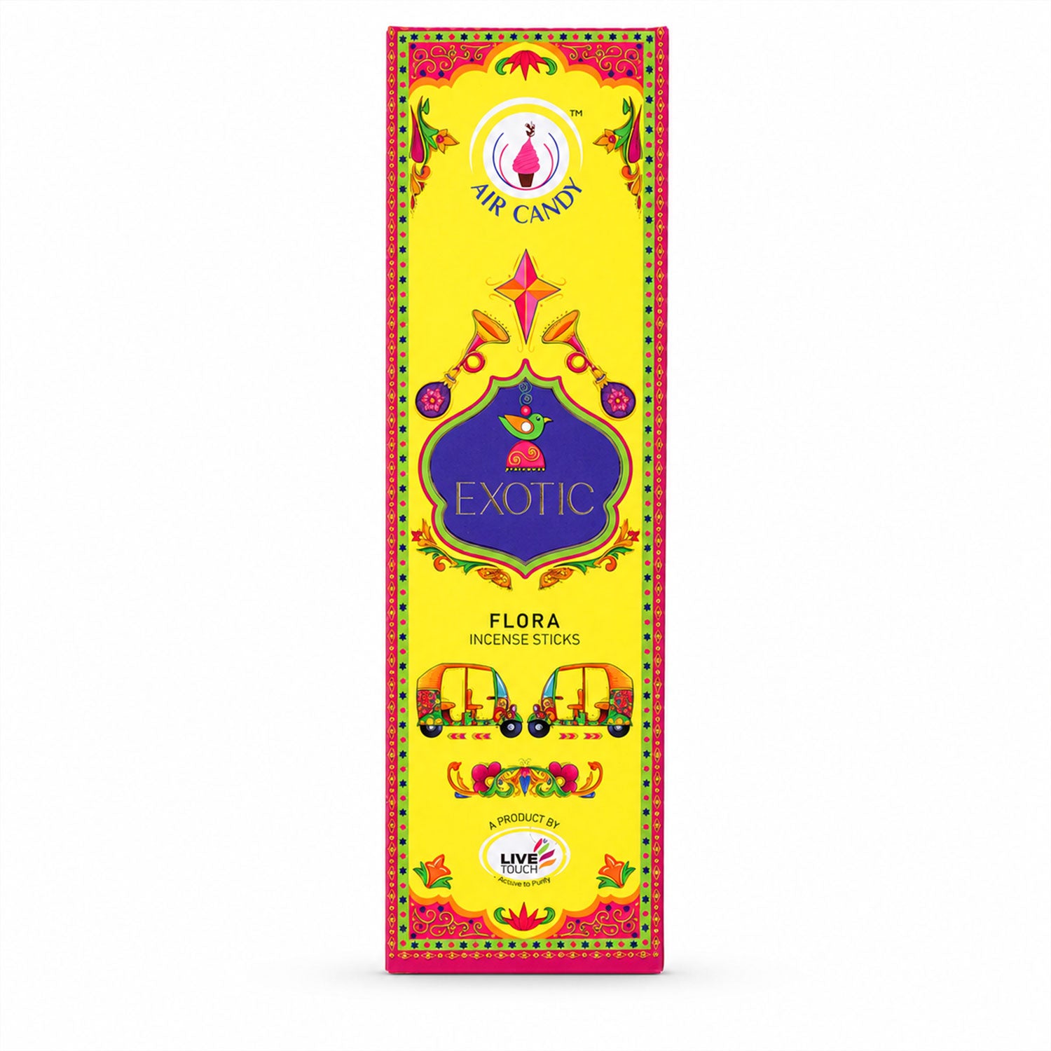 Exotic Flora Incense Sticks with Refreshing Fragrance and Long Lasting Aroma