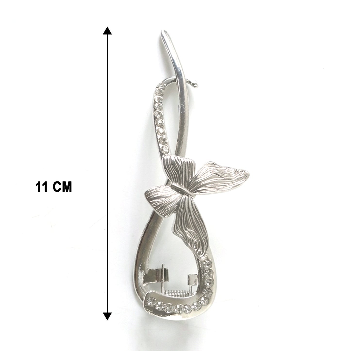 Crystal decorated hair clip accessory