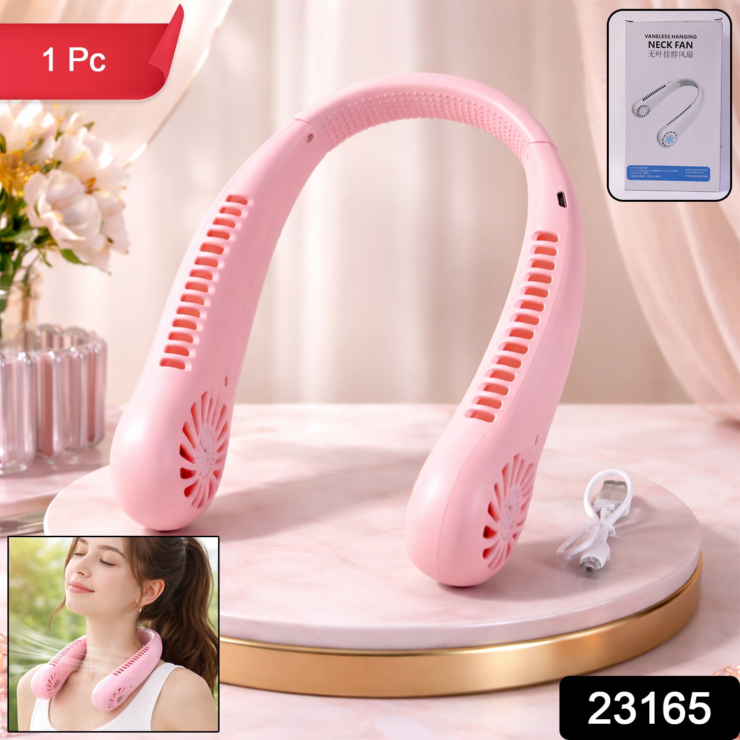 Rechargeable Neck Fan