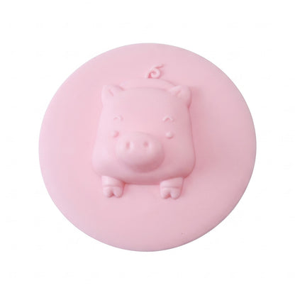 Silicone drain cover on white background