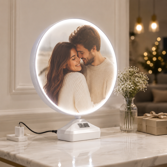 LED Magic Mirror Photo Frame – 2-in-1 USB Powered Decor | Styleva
