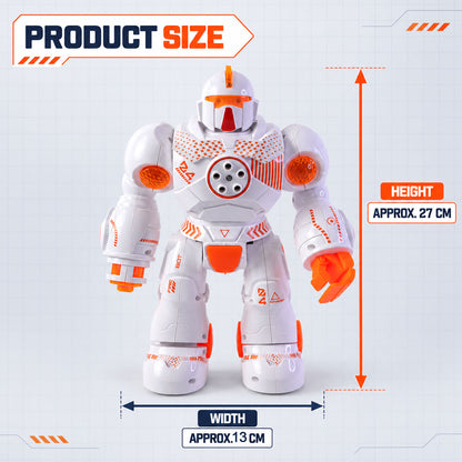 Musical Dancing Robot Toy for Kids, Rotating Robot with Lights and Sound (1 Pc)