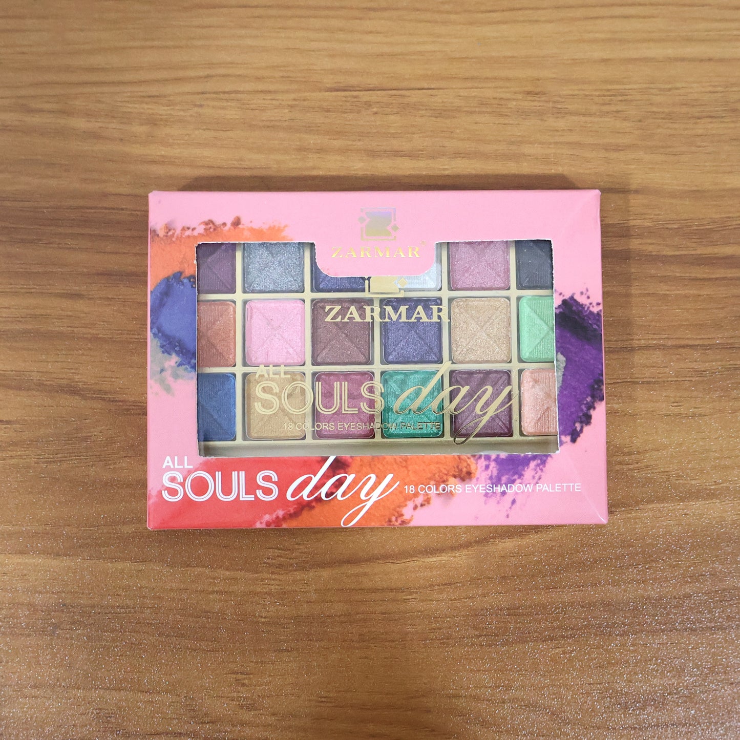 Premium 18-Color Shimmer Eyeshadow Palette (12 GM / 1 Pc)