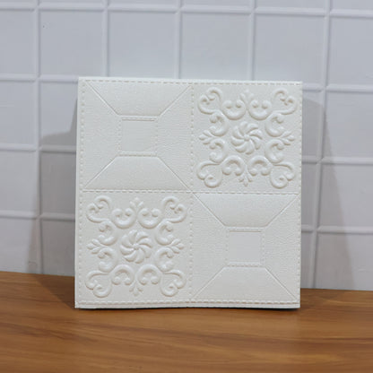 Wallpaper 3D Foam Wallpaper Sticker Panels (70 x 70 Cm / 1 Pc)