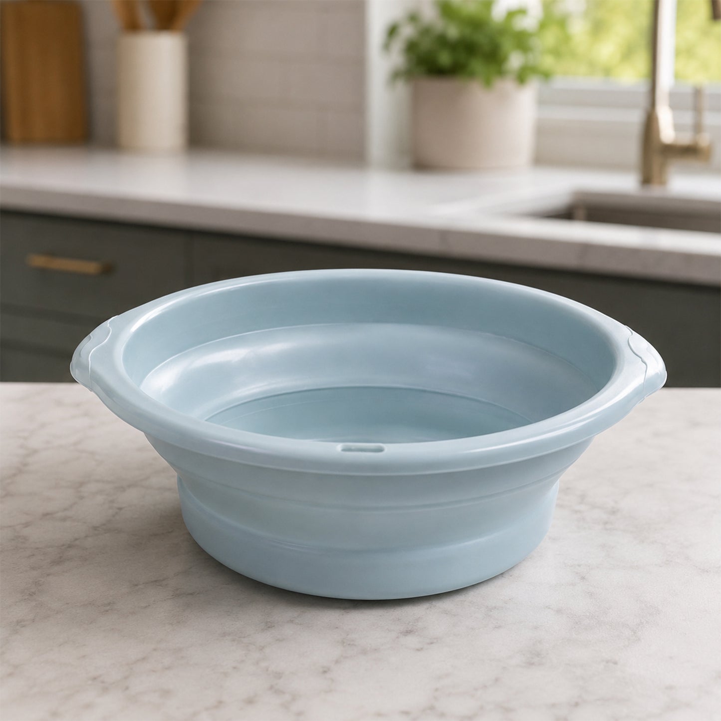 Storage basket kitchen laundry