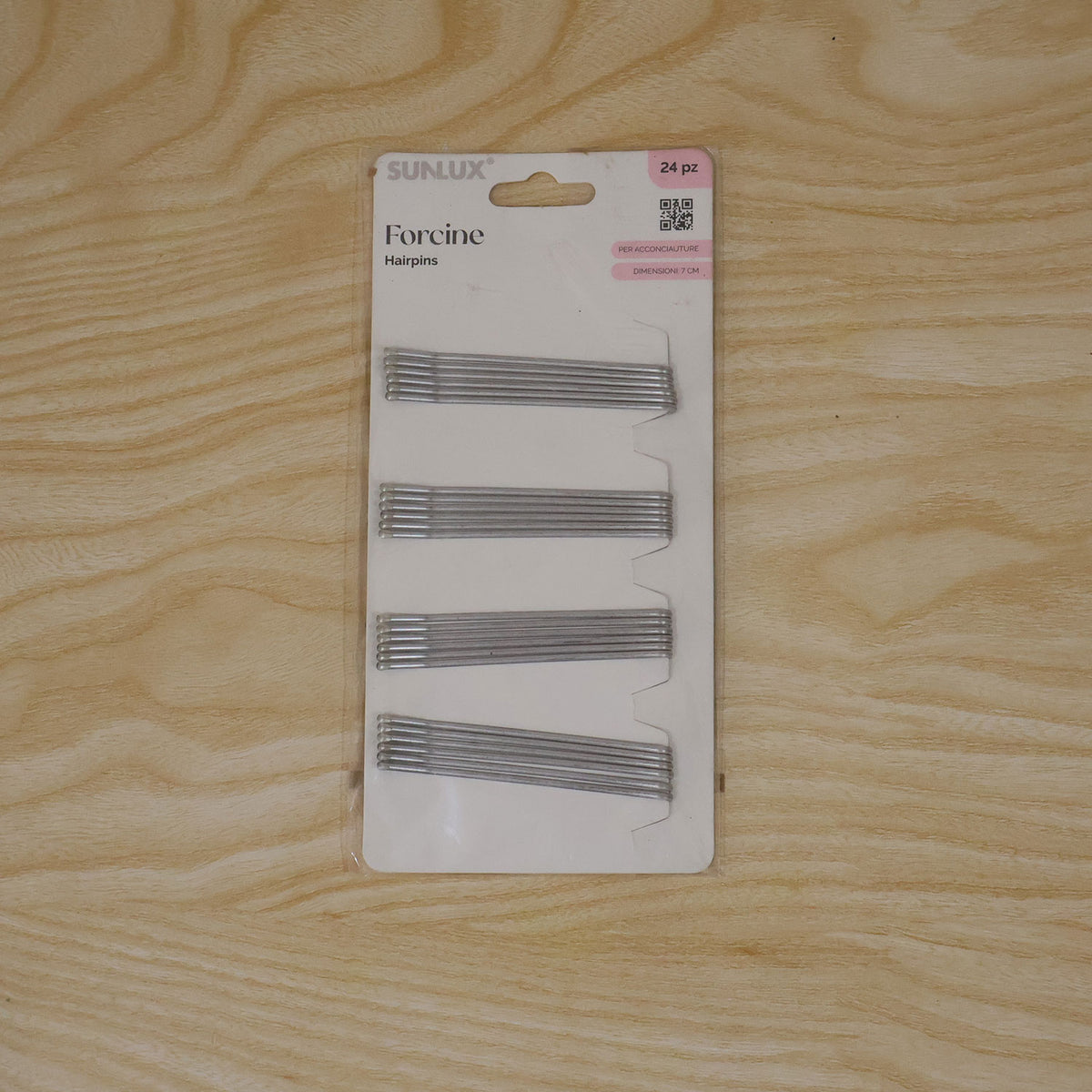 Metal Hair Pins with Rounded Tips for Everyday Bun and Updo Hair Styling (24 Pc)