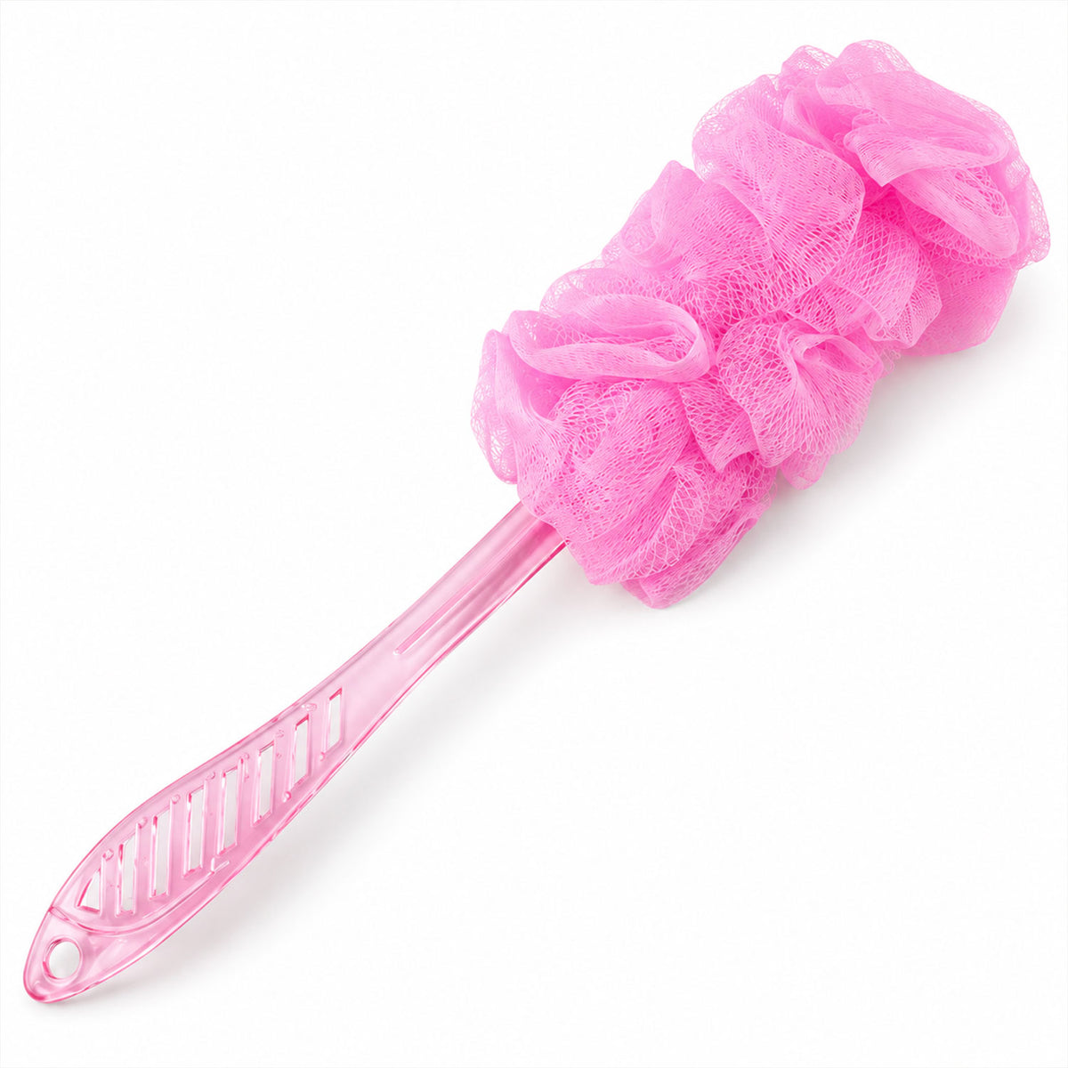 Long Handle Back Scrubber for Bathroom Shower, Body Loofah Brush 45 Cm (1 Pc)