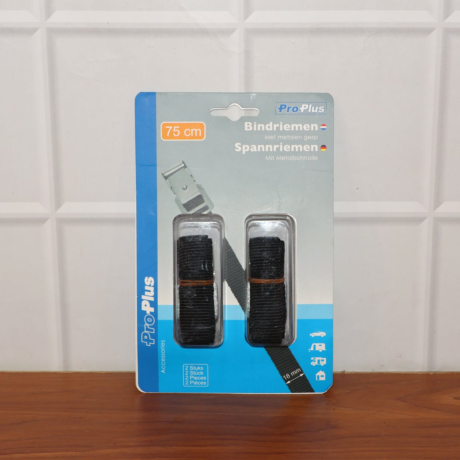 Heavy-Duty Luggage Tie Down Strap Set – (2 Pc / 75 cm)