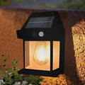 Solar Wall Lamp with Motion Sensor for Outdoor Lighting