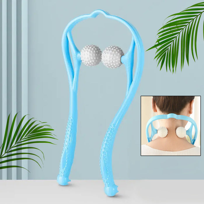 6593 Neck Shoulder Massager, 13.5x7.08in Portable Relieving the Back for Men Relieving the Waist Women