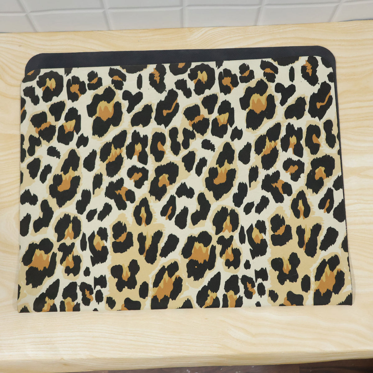 Absorbent Bathroom Mat, Leopard Print Quick Dry Bath Mat (1 Pc, 50x80 Cm)