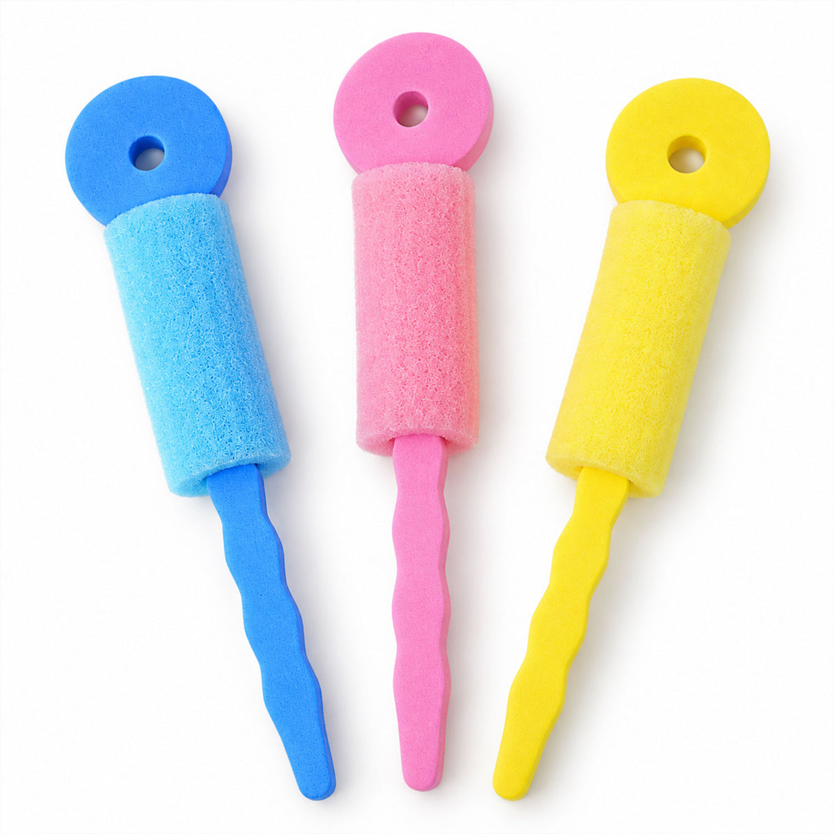 Heatless Foam Hair Rollers, Soft Bendable Hair Curlers Accessory (3 Pc Set)