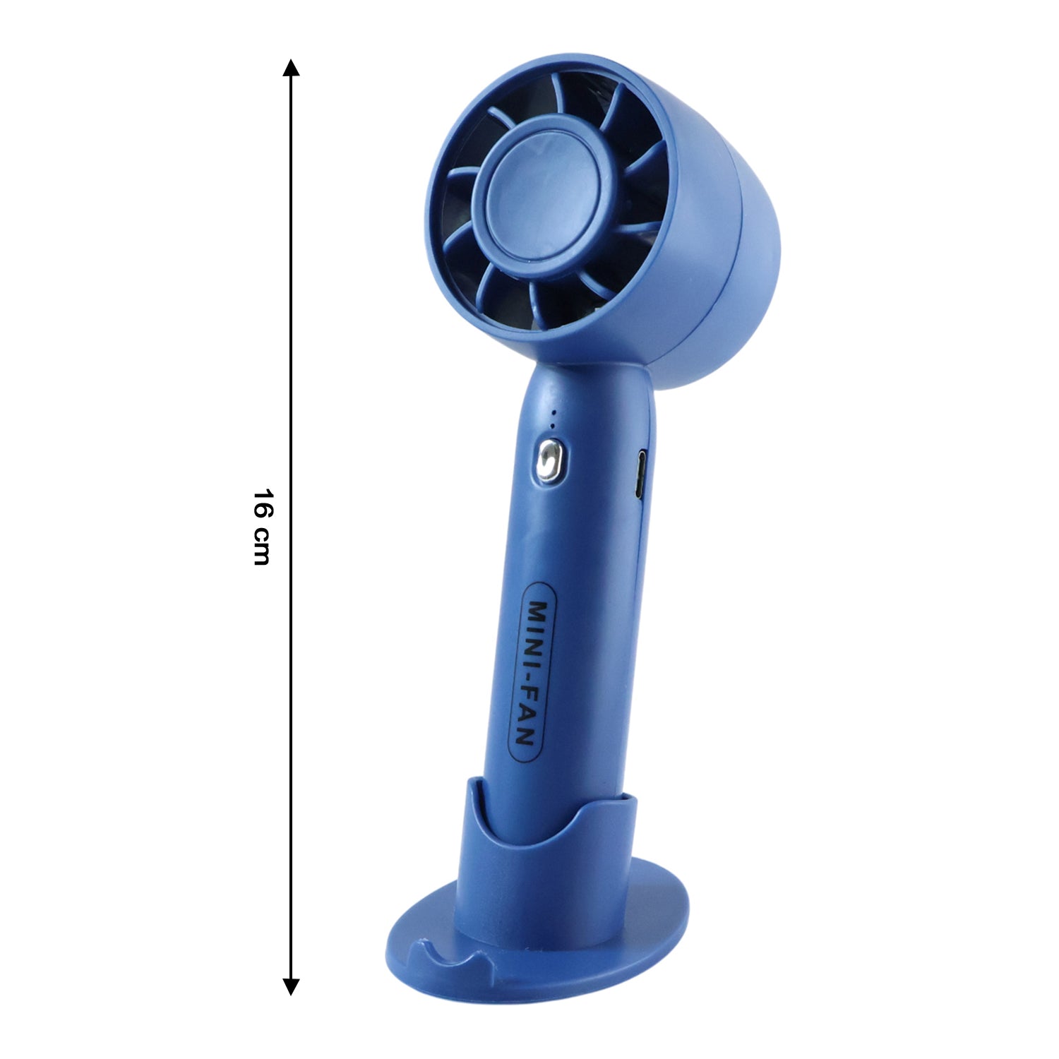 DeoDap Rechargeable Mini Handheld Fan - specs detail shot