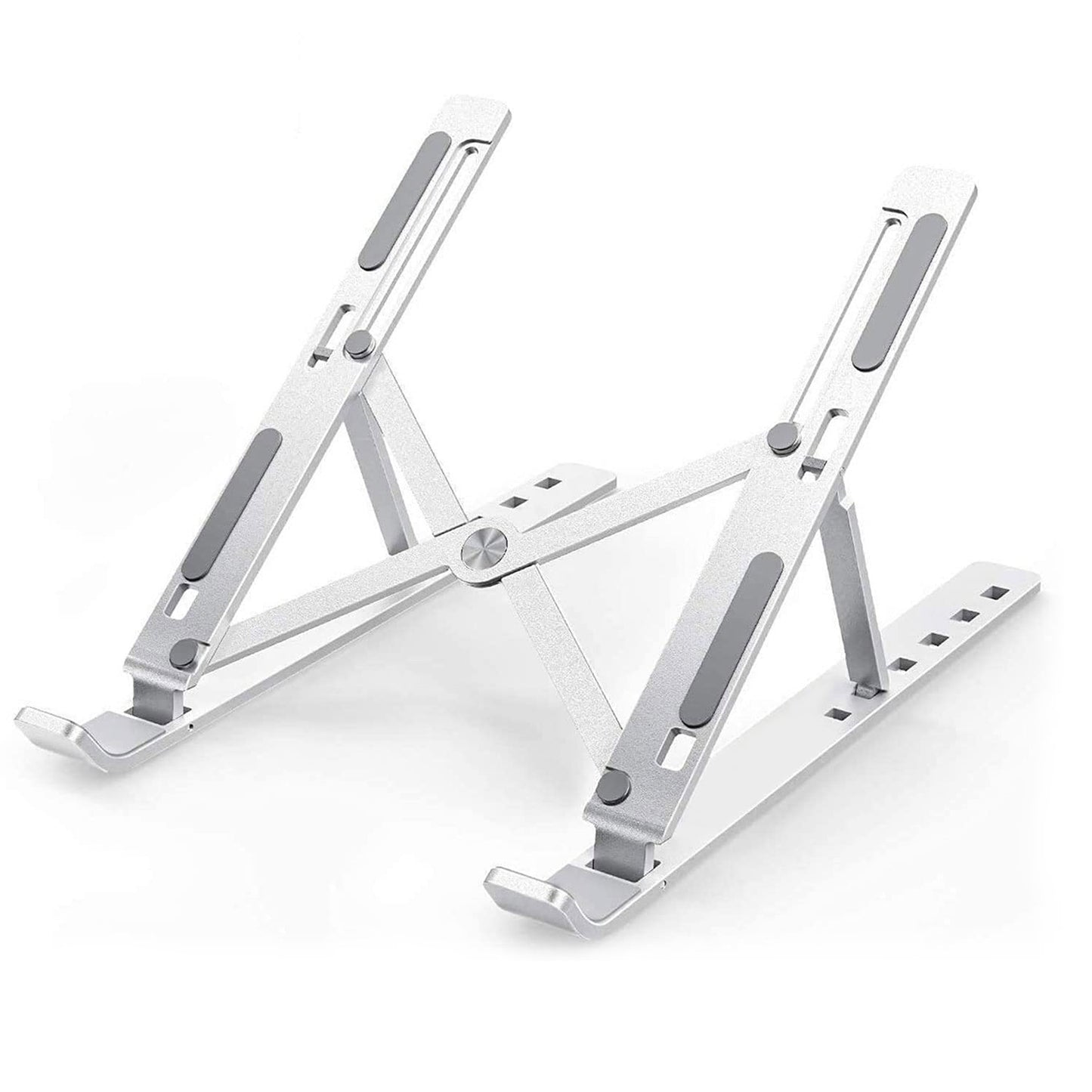 Metal Portable Laptop Stand – 6-Angle Adjustable Riser for Laptops, Phones & Tablets