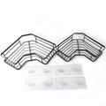 Stainless Steel Corner Shelf Organizer – Space-Saving & Durable (2 Pc)
