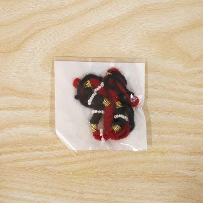 Festive Red Black Thread Rakhi for Brother