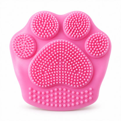 Silicone Face Scrubber, Paw Shape Finger Facial Cleansing Brush (1 Pc)