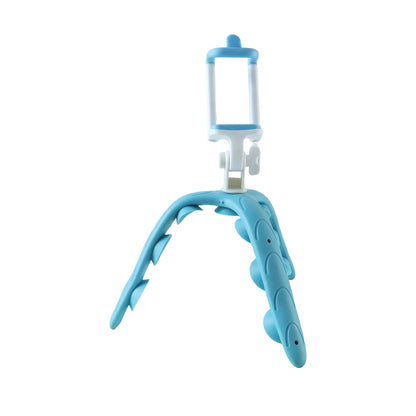 Flexible Neck Mobile Phone Holder with Adjustable Clamp for Bike and Desk (1 Pc)
