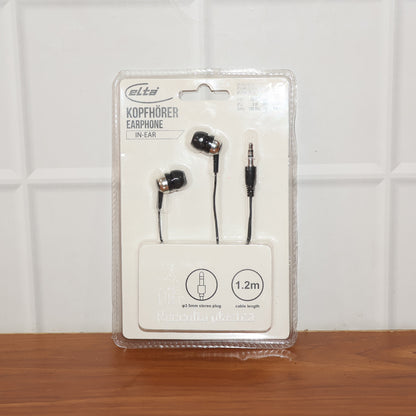 Wired Stereo Earphones with 3.5mm Jack (1 Pc / 1.2m Cable)